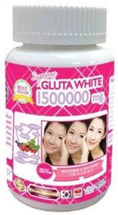 Gluta 1500000 MG GLUTATHIONE SKIN WHITENING LIGHTING SKIN BY GLUTA SUPREME 30 Caps