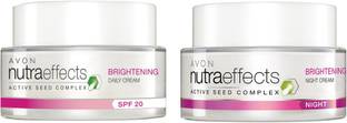 AVON Nutraeffects Brightening Daily Cream SPF 20 + Night Cream (50g)