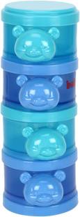 BABYOYE Teddy Bear Milk Powder Container 4 Box-Blue  - Plastic