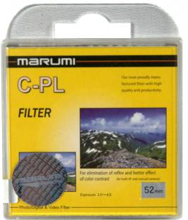 Marumi 52 mm Circular Polarizer Polarizing Filter (CPL)