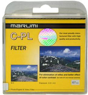 Marumi 67 mm Circular Polarizer Polarizing Filter (CPL)