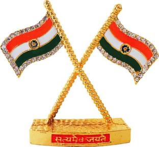 Xudo India Double Sided Wind Car Dashboard Flag