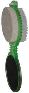 Liqon 4 in 1 Pedicure Brush Set Cleanse Scrub Buff Foot Scrubber Nail Emery File