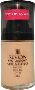 Revlon Photo Ready Air Brush Effect Make Up  Spf 20 Shell Foundation