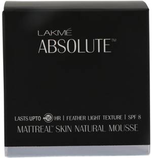 Lakmé Absolute SPF 8 Mattreal Skin Natural Mousse Foundation