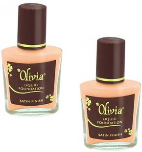 Olivia Liquid Foundation Satin Finish Pack of 2 Foundation