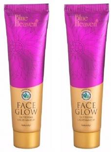 BLUE HEAVEN Face Glow Glittering Liquid Makeup (Pack of 2) Foundation