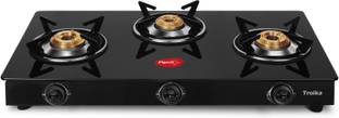 Pigeon Troika Rectangle Glass Manual Gas Stove