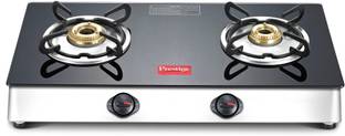 Prestige Marvel Plus Glass, Stainless Steel Manual Gas Stove