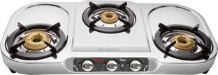 Preethi Blu Flame Topaz Stainless Steel Manual Gas Stove