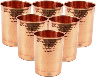 IndianArtVilla (Pack of 6) IAV-C-3-119z Glass Set Water/Juice Glass