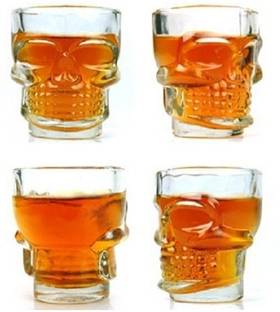Cool Trends (Pack of 4) TGBASKTR04701 Glass Set Shot Glass