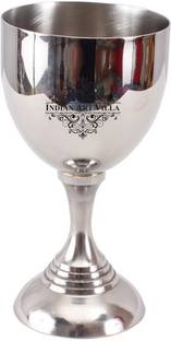 IndianArtVilla Wine Glass with Stand Glass Wine Glass