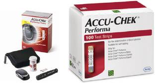 ACCU-CHEK Performa Nano 100 Strips With Glucometer