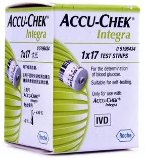 ACCU-CHEK Integra Test Strips 17 Glucometer Strips