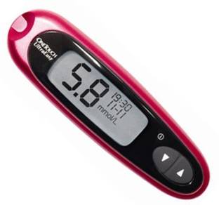 OneTouch UltraEasy Glucometer with 50 Test Strips Glucometer