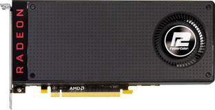 PowerColor Radeon RX 480 GDDR5 8 GB AMD/ATI Chipset 256 bit 1266 MHz Graphics Card