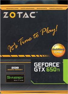 ZOTAC GTX 650 Ti Synergy Edition 2GB 128-bit DDR5 Graphics Card