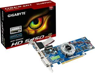 Gigabyte AMD/ATI Radeon HD 5450 1 GB DDR3 GV-R545-1GI Graphics Card