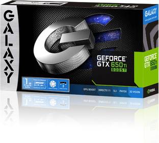 GALAXY GeForce GTX 650TI (Boost edition) GDDR5 1 GB NVIDIA Chipset 192 Bit 3004 MHz Graphics Card