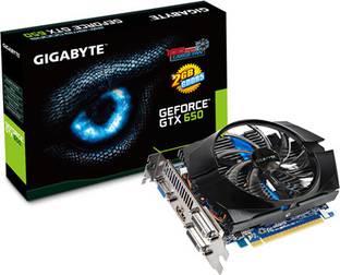 Gigabyte NVIDIA GeForce GTX 650 2 GB GDDR5 GV-N650OC-2GI Graphics Card