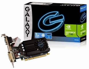 GALAXY GeForce GT 730 GC DDR5 1 GB NVIDIA Chipset 64 bit 954 MHz Graphics Card