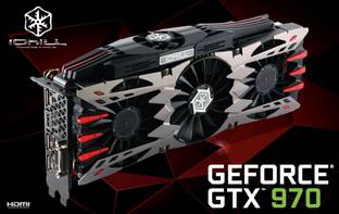 Inno3D GeForce GTX 970 OC DDR5 4 GB NVIDIA Chipset 256 bit 1152 MHz Graphics Card