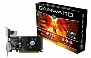 Gainward 1GB DDR3 GF210 DDR3 1 GB NVIDIA Chipset 64 bit 589 MHz Graphics Card