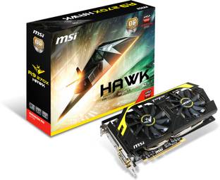 MSI R9 270X HAWK GDDR5 2 GB AMD/ATI Chipset 256 bit 1100 MHz Graphics Card