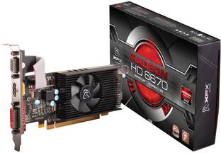 XFX HD 6670 DDR3 2 GB AMD/ATI Chipset 128 Bit 800 MHz Graphics Card