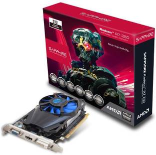 Sapphire AMD Radeon™ R7 250 GDDR5 2 GB AMD/ATI Chipset 128 bit 925 MHz Graphics Card