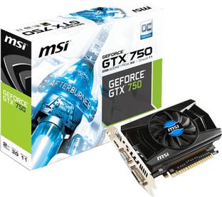 MSI N750-2GD5/OC GDDR5 2 GB NVIDIA Chipset 128 bit 1059 MHz Graphics Card