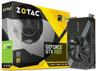 ZOTAC GEOFORCE GTX 1060 DDR5 GDDR5 6 GB NVIDIA Chipset 192 bit 1708 MHz Graphics Card