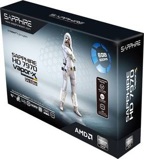 Sapphire HD 7970 DDR5 Vapor-X 6 GB OC Edition GDDR5 6 GB AMD/ATI Chipset 384 bit 1000 MHz Graphics Card