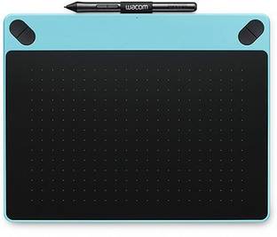 WACOM CTH690AB Intuos Art Pen and Touch Medium - Mint Blue 8.5 x 5.3 inch Graphics Tablet Connectivity - USB