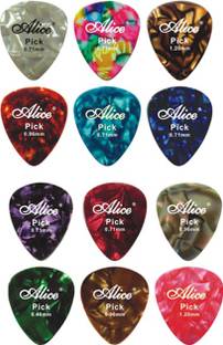 ALICE Colourful Celluloid AP100A Guitar Pick