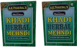 A.K. Thakral's KHADI HERBAL MEHNDI , NATURAL BLACK