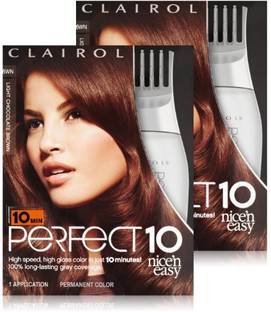 Clairol Perfect 10 By Nice And Easy Hair Color , 6Wn Light Chocolate Brown