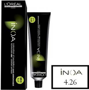 L'Oréal Paris Inoa Hair Color , 4.26 Iridescent Red brown
