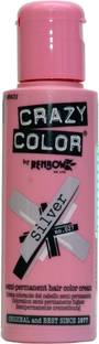 Crazy Color Semi-Permanent Hair Color , Silver