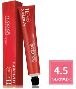MATRIX Socolor Permanent Cream Hair Color , 4.5 Chocolate Medium Brown 4M