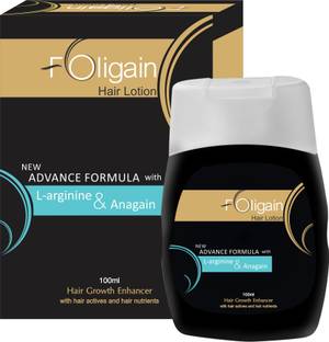 Foligain Hair Lotion L-Arginine & Anagain for Baldness Treatment & Hair Regrowth
