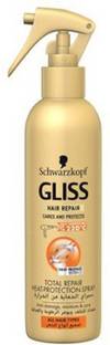 Schwarzkopf Gliss Gliss Total Repair Heat Protection Spray Hair Spray