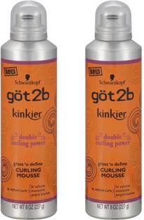 Schwarzkopf Kinkier Duble Curling Power Curling Mousse Hair Mousse