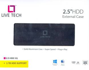 Live Tech LT - 2.5 Laptop Ext SATA Hard Disk Case