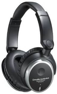 Audio Technica Ath-Anc7B Quietpoint Active Noise-Cancelling Closed-Back Headphones - Wi Wired without Mic