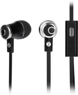 Zoook Noise Isolating Earphones with Built-in Microphone (E5M-B) Wired without Mic