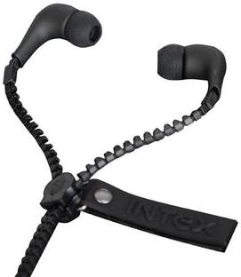 Intex Zipper Computer Multimedia Earphone Wired Gaming