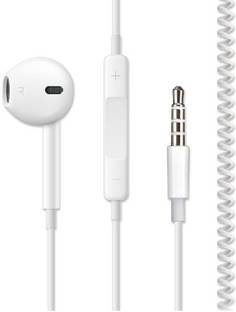 Care Case High Bass Spring Earphones With Mic For Iphone & Android Wired