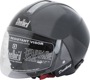 Steelbird SB-35 Cruze Black Motorbike Helmet